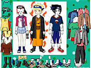 Play Naruto character dressup Game