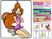 Play Winx coloring book Game