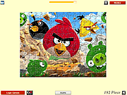 Play Angry birds puzzle Game