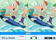 Play Phineas and ferb - find the differences Game