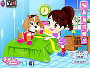 Play Color girl and cute pet Game