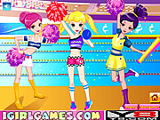 Play Pretty cheerful cheerleaders Game