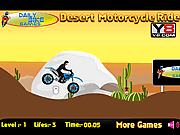 Play Desert motorcycle ride Game