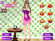 Play Barbie goes beach dress up Game