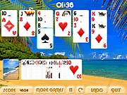 Play Tropical coast solitaire Game