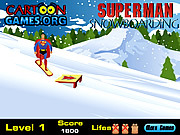Play Snowboarding superman Game