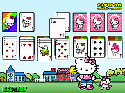 Play Hello kitty solitaire Game
