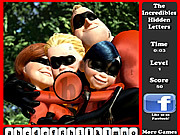 Play The incredibles hidden letters Game