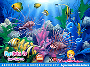 Play Aquarium hidden letters Game