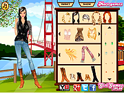Play In love with san francisco dress up Game