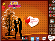 Play Valentines card design Game
