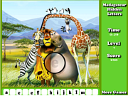 Play Madagascar hidden letters Game