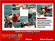 Play Spiderman sliding puzzles Game