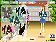 Play Dress up high college girl Game