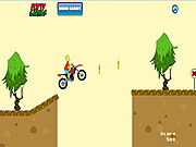 Play Bart simpsons bike Game