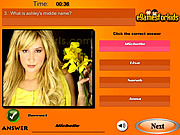 Play Ashley tisdale quiz Game