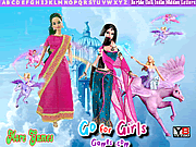 Play Barbie doll india hidden letters Game