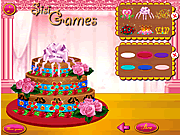 Play Barbie diamond cake Game
