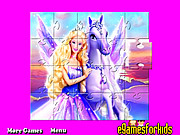Play Barbie jigsaw puzzle game Game