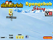 Play Spongebob skiing Game