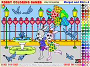 Play Margot and chris 4 - rossy coloring games Game