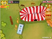Play Circus caravan parking Game