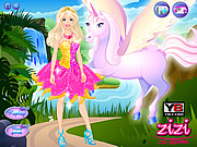Play Barbie and unicorn Game