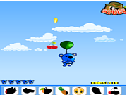 Play Blue panda fruit catcher Game