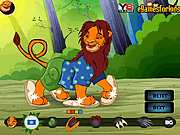 Play Simba the lion king dressup Game