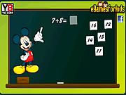 Play Mickey mouse math game Game
