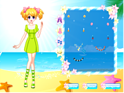Play Pretty beach wandering girl Game