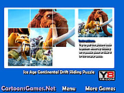 Play Ice age continental drift sliding puzzle Game