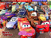 Play Wonder cars hidden alphabet Game