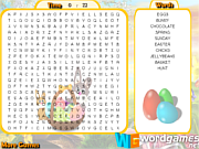 Play Easter 2013 word search Game