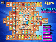Play Smurfs classic mahjong Game