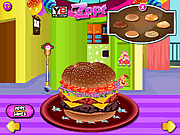 Play Double cheeseburger decorator Game