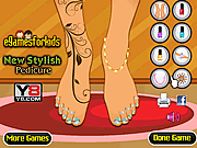 Play New stylish pedicure Game