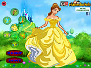 Play Belle princess dress up Game