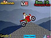 Play Ben 10 motorcycle rush Game