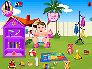Play Baby outdoor bathing Game