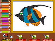 Play Fish coloring Game