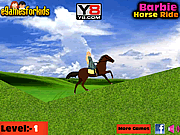 Play Barbie horse ride Game