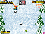 Play Cat sledding Game