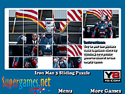 Play Iron man 3 sliding puzzle Game