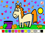 Play Rosalyn s animal coloring Game