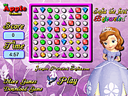 Play Sofia the first bejeweled Game