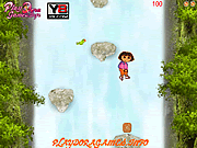 Play Dora waterfall jump Game