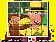Play Curious george spin puzzle Game