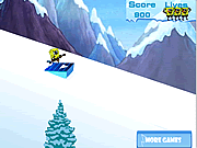 Play Spongebob snowboarding Game