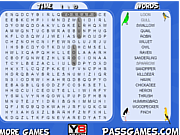 Play Birds word search Game